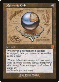 Mesmeric Orb The Brothers' War - Retro Artifacts Schematics Frame